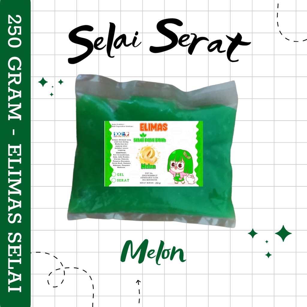 250 GR ELIMAS SELAI GEL DAN SERAT