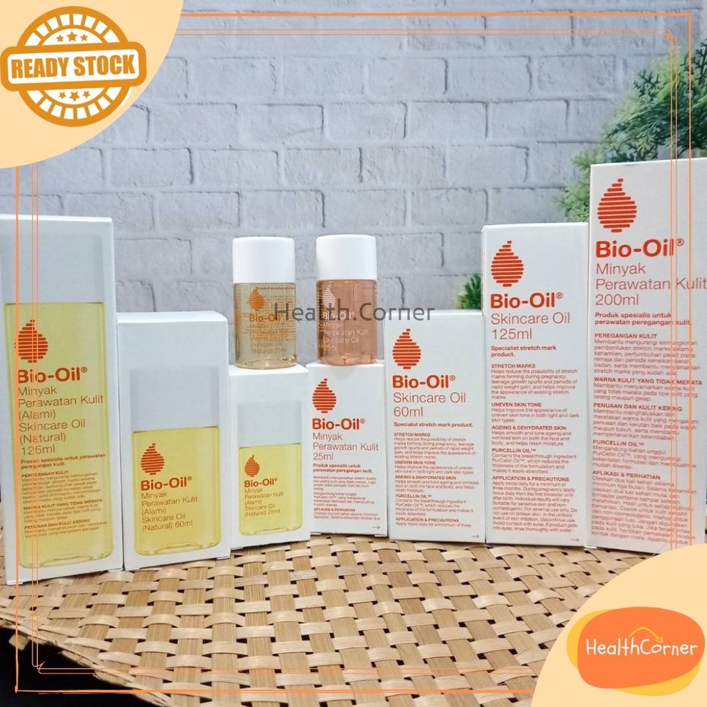 Bio Oil / BIOOIL NATURAL ORGANIC / Penghilang Bekas Luka / Penghilang Strech Mark / Minyak Perawatan Kulit