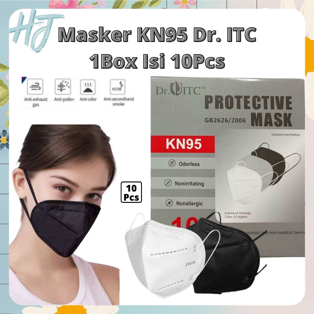 COD (HJ) Masker KN95 DR.ITC Earloop isi 10 Pcs per Box