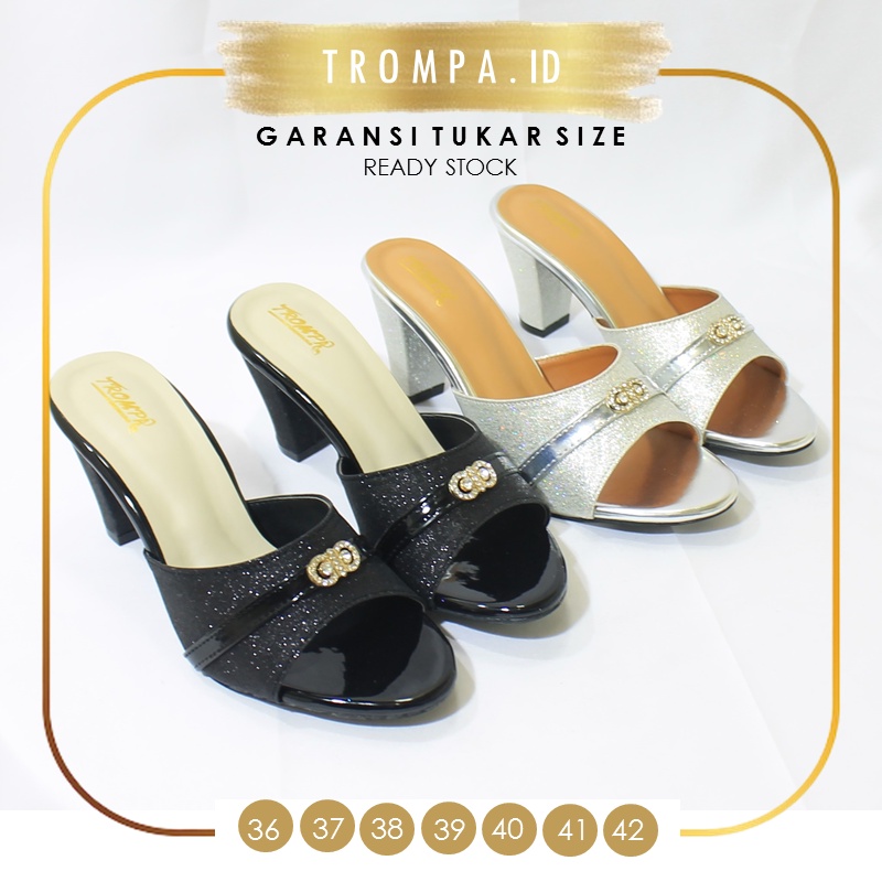 Sandal Hak Tinggi Wanita Pesta 7cm Terbaru