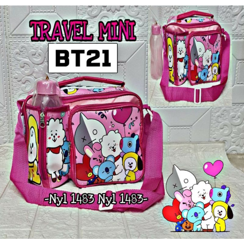 TRAVELBAG MINI ANAK FREE BOTOL MINUMAN 30×25