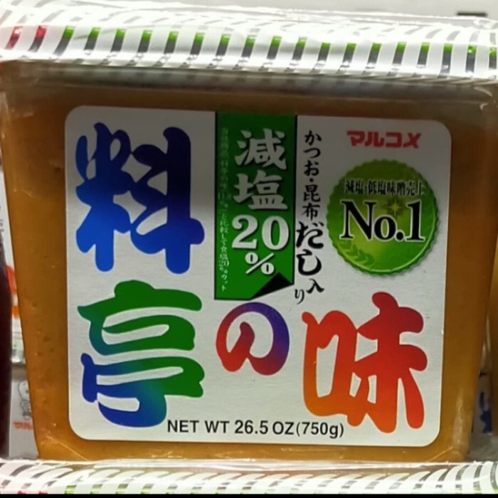 

Marukome miso dashi iri ruotei no aji genen