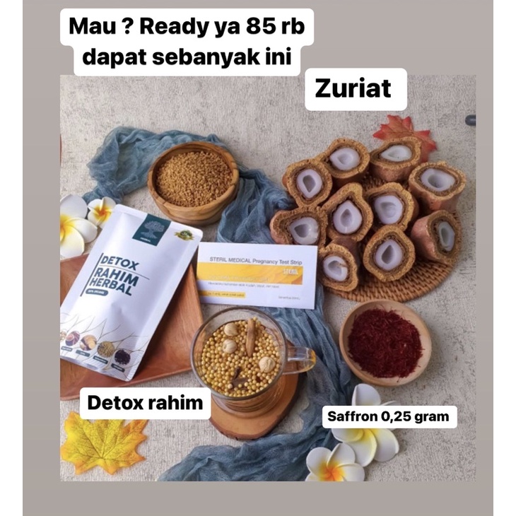 

PROMIL ZURIAT SAFFRON DAN DETOX RAHIM