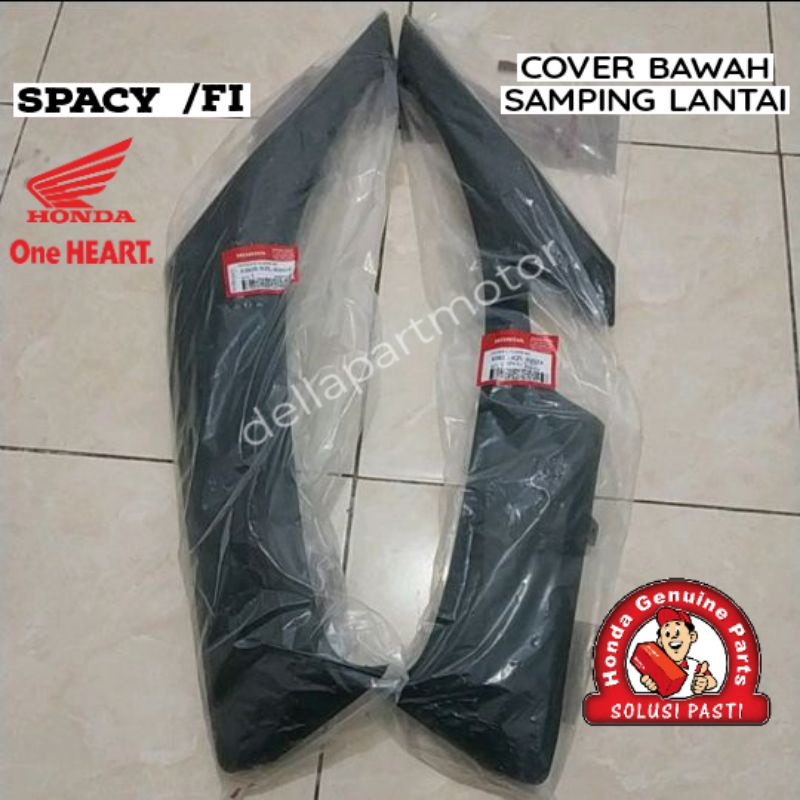 Cover Body Bawah Lantai Kanan Kiri Spacy / Fi ORI Honda AHM 83520-KZL-930ZA / 83620-KZL-930ZA