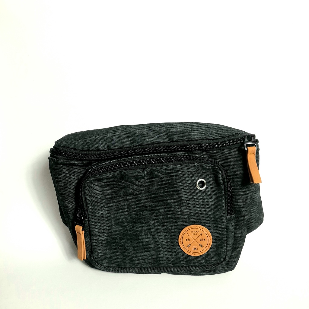 Waist Bag Spyderbilt Original Yumima Men Waist Bag Black