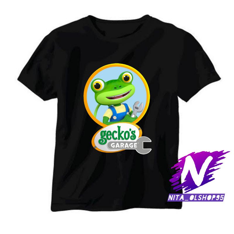 BAJU ANAK KAOS ANAK GECKO'S GARAGE GECKO GARAGE