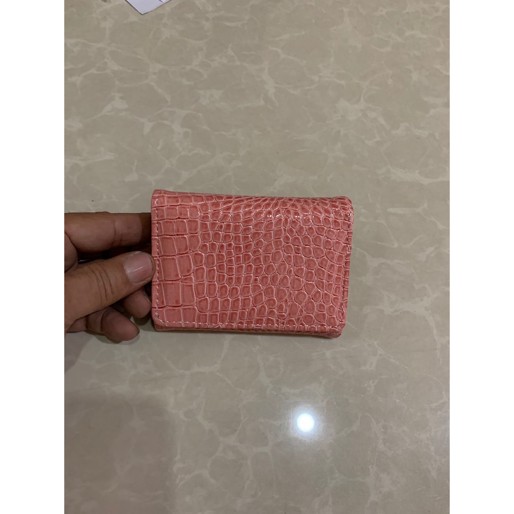 DW-06 Dompet Lipat Wanita Mini CROCO