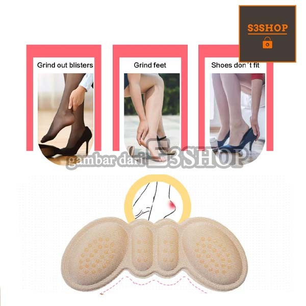 Pengganjal Sepatu Bantalan Busa Pelindung Tumit Kaki Wanita Insole Kupu