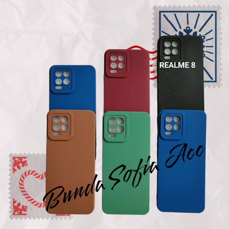 SOFTCASE PRO CAMERA FOR REALME 8 TPU CANDY PRO