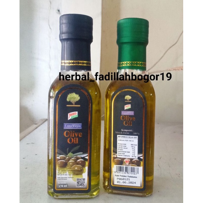 

JADIED MINYAK ZAITUN EXTRA VIRGIN OLIVE OIL 170 ML EVOO