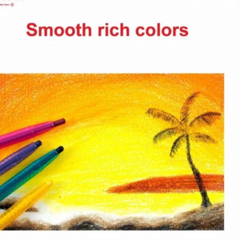 

ㆀ Krayon Putar / Twist Crayon TITI JOYKO 12 Warna Mini / Pendek CP-12 ㅇ