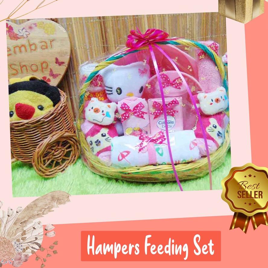 

New! kembarshop paket kado bayi baby gift kado lahiran parcel bayi parsel tangkai feeding set .,