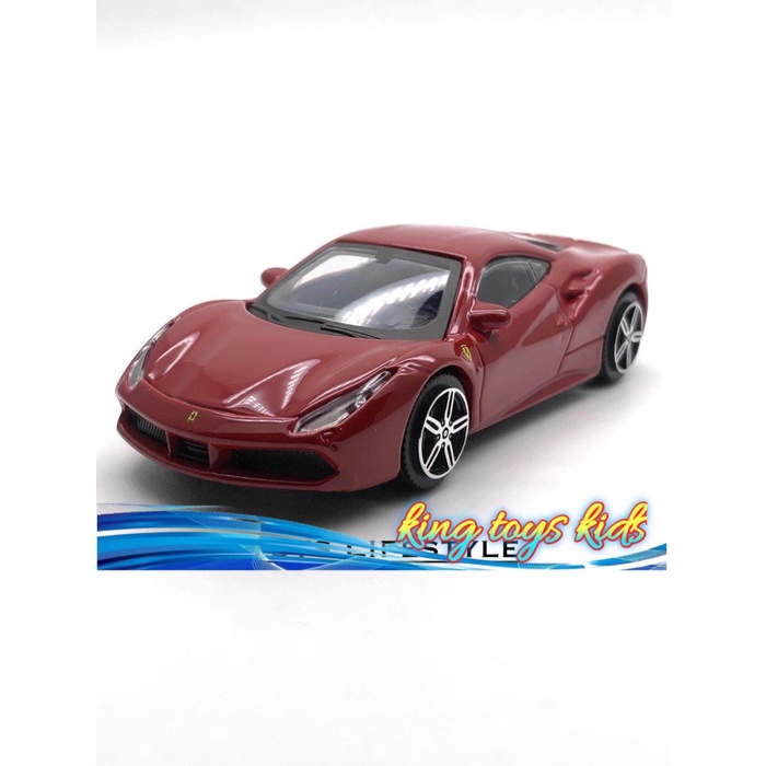 BARU / Bburago Diecast - Ferrari 488 GTB Skala 1:43 (Ferrari Series)