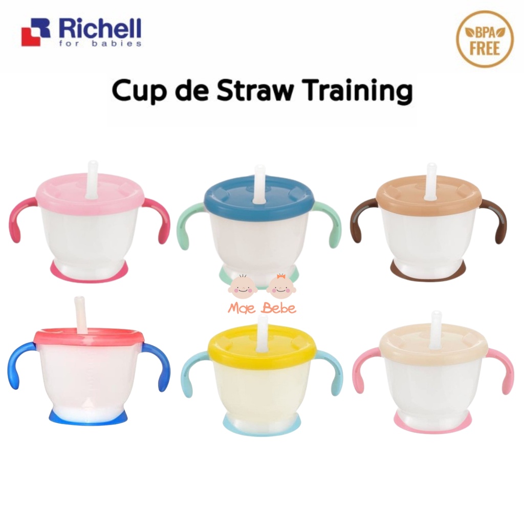 Richell Cup De Straw Training Mug 150ml