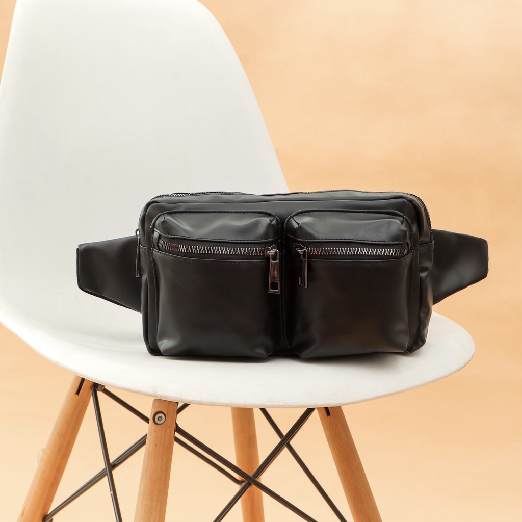 EUSTASS Waist Bag Leather / Tas Pinggang Kulit