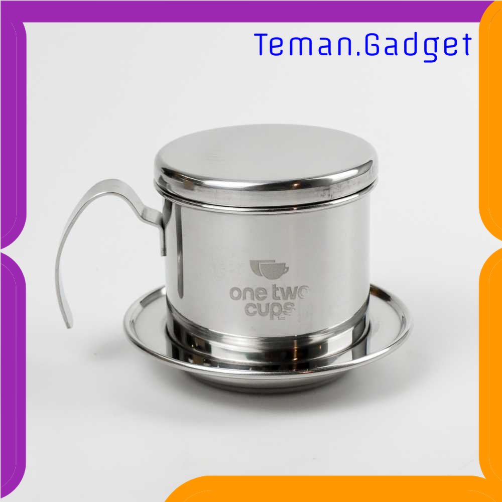 TG - DPR One Two Cups Filter Saring Kopi Vietnamese Coffee Pot Stainless - LC2