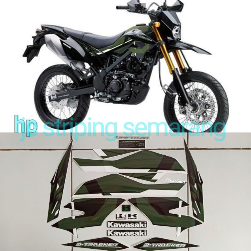 Striping Kawasaki Dtracker SE th 2018 Hitam