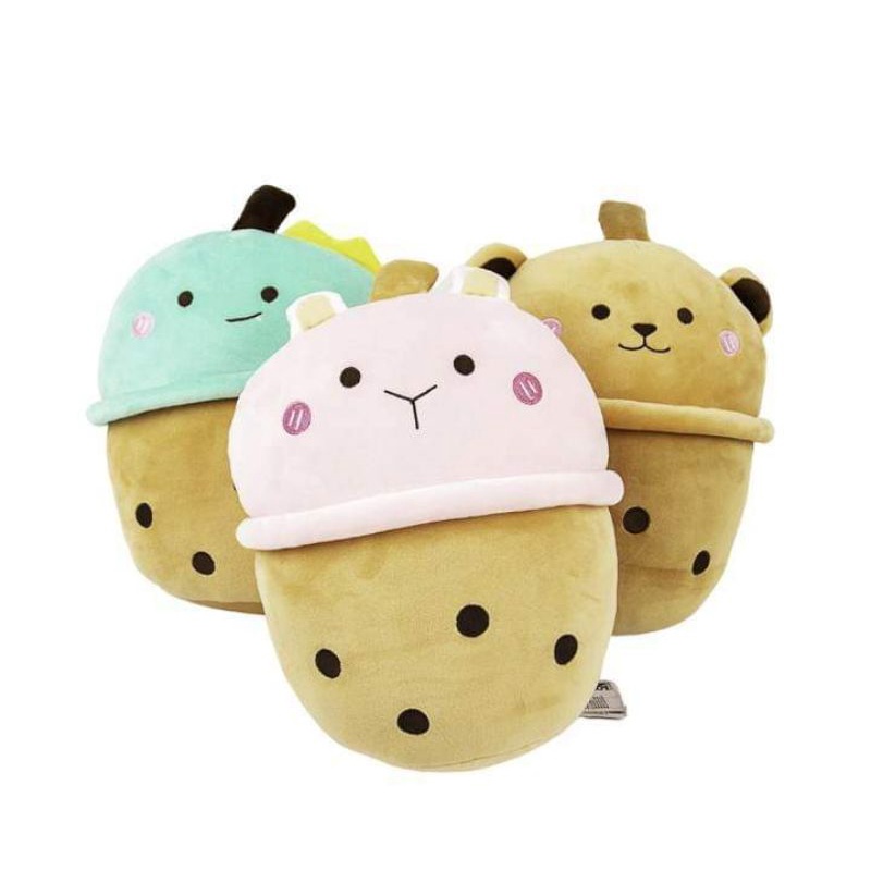 Boneka Boba Lucu Imut - MINISO Bubble Tea Pillow