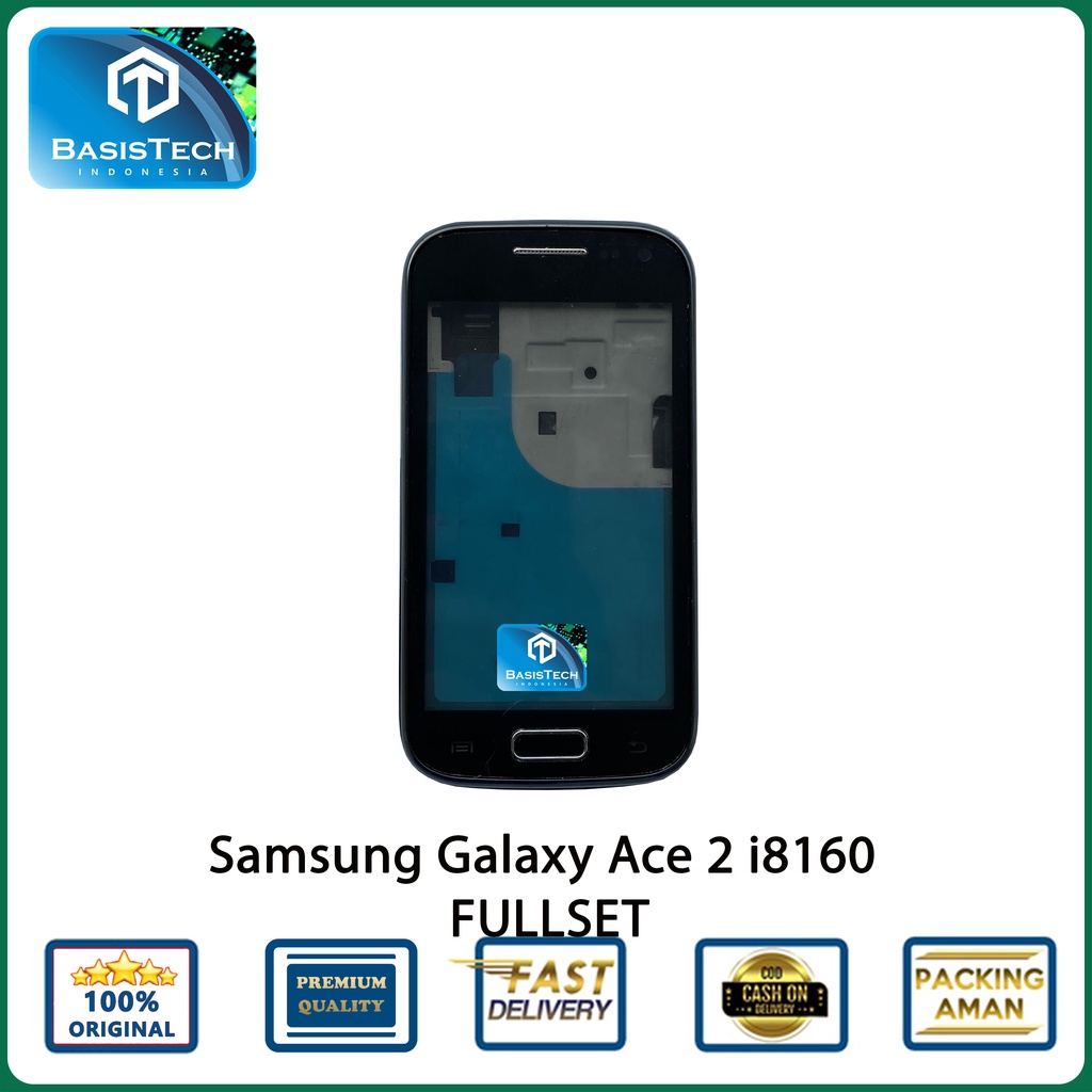 HOUSING CASING SAMSUNG ACE 2 i8160 FULLSET - BASISTECH ORIGINAL QUALITY