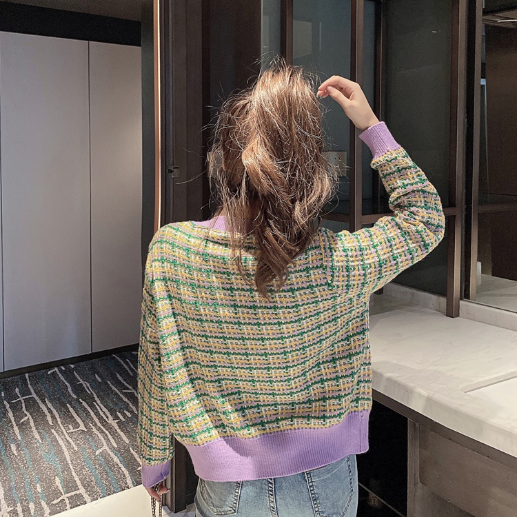 cardigan wanita rajut/ baju rajut wanita lengan panjang loose import korean style kekinian import kardigan crop