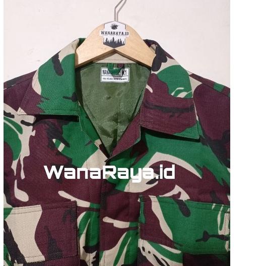 limited Edition✔️Baju pdl loreng tni bahan velbed semiwool full puring / Pdl balotelli full puring s