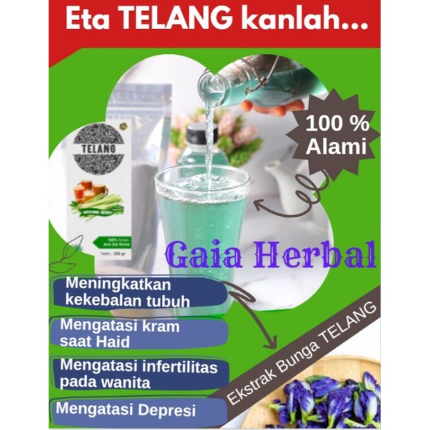 

Herbal Bunga Telang | Halal dan Alami