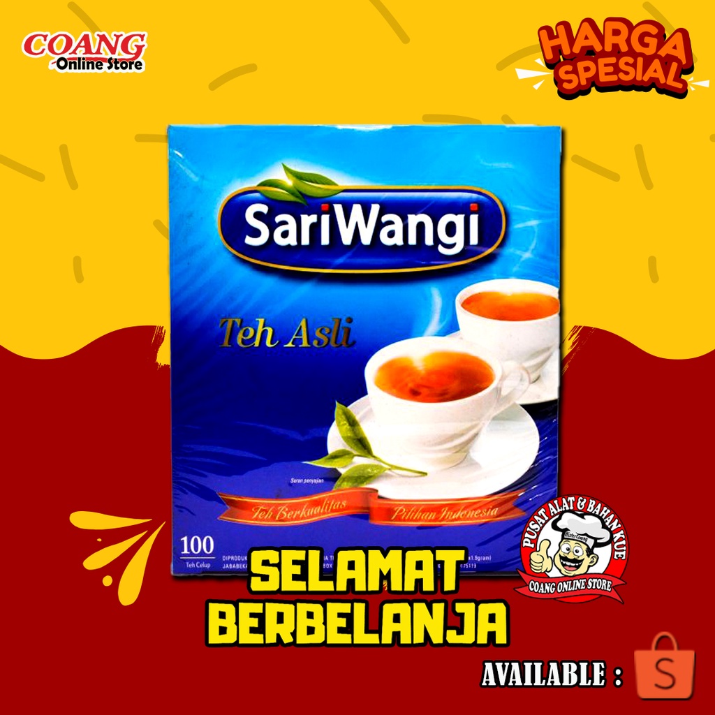 

SARIWANGI TEH ASLI 100 BAGS - TEH CELUP