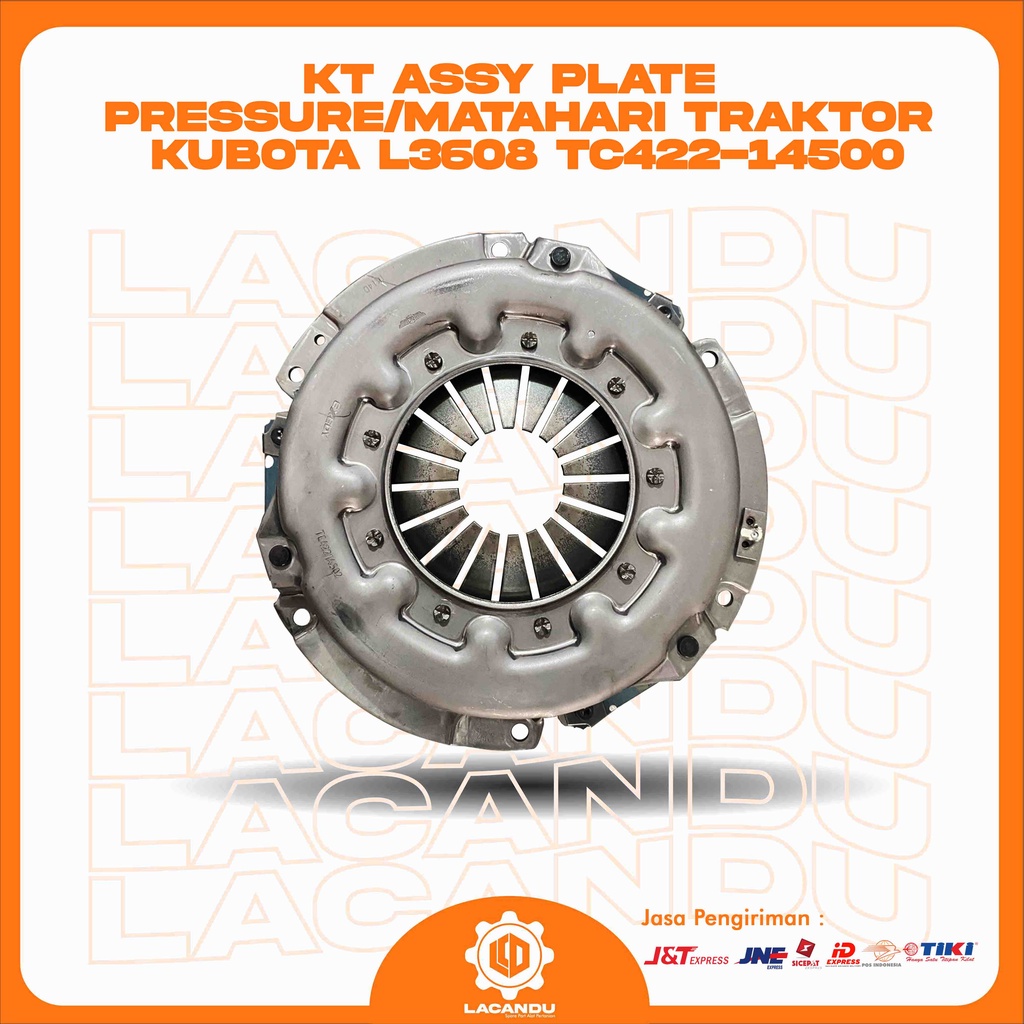 KT ASSY PLATE PRESSURE-MATAHARI TRAKTOR KUBOTA L3608 TC422-14500 for TRAKTOR LACANDU PART