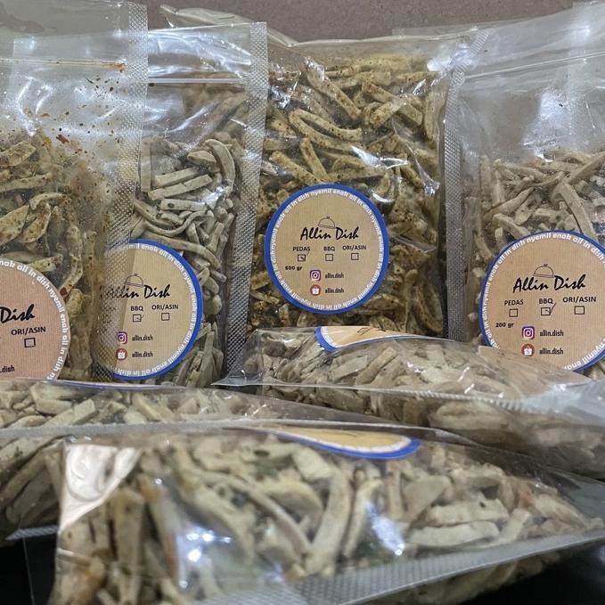 

T77♙ Basreng Pedas Daun Jeruk 500gr - Basreng Original/Asin - Basreng BBQ - Bakso Goreng Paling Disukai