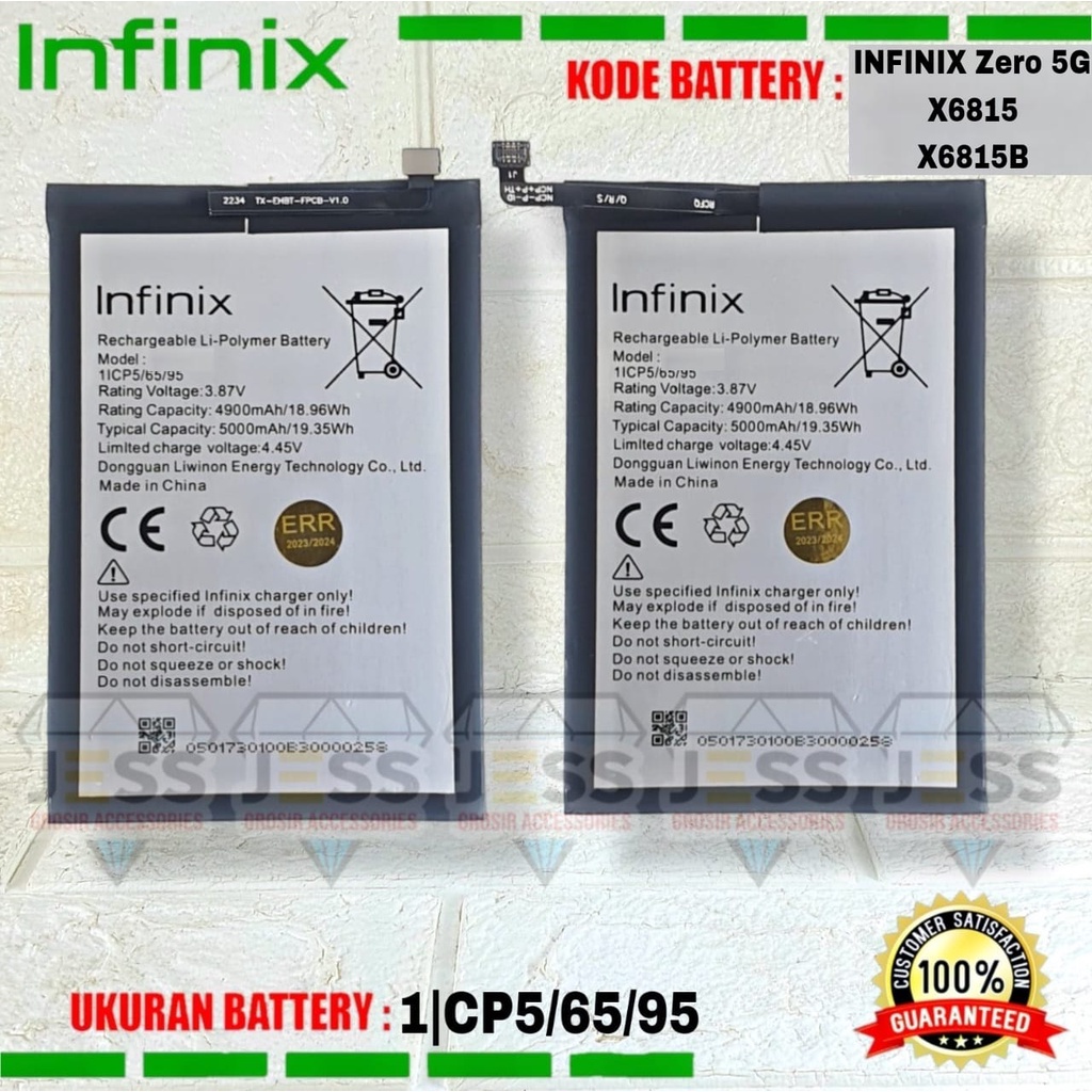 Baterai Battery Original INFINIX Zero 5G - X6815 - X6815B