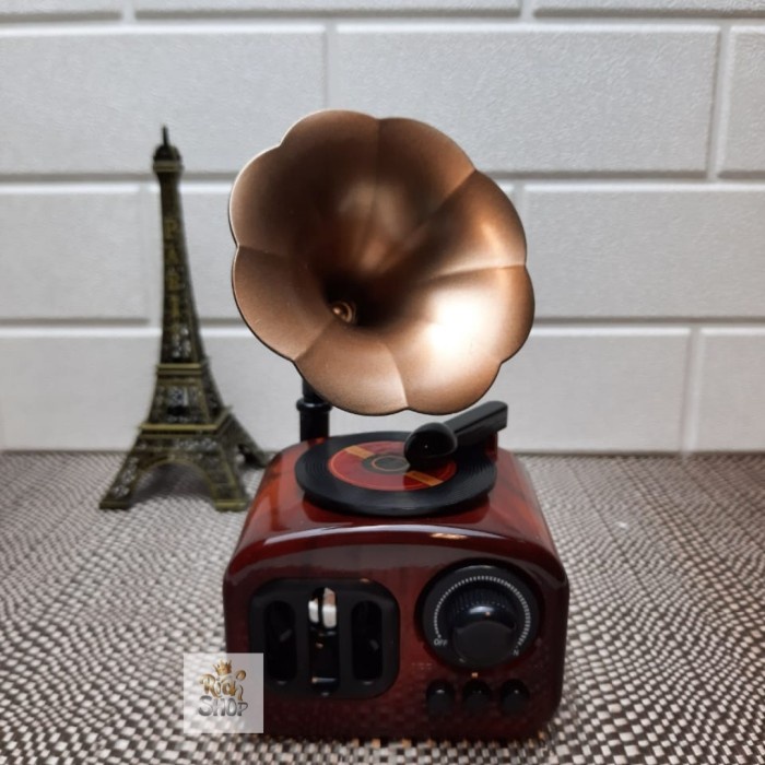 Kotak Musik Vintage Phonograph / Box Musik / Music Box