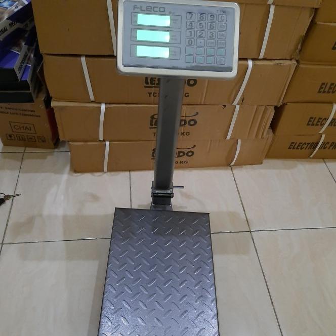 Timbangan 150 Kg Digital Duduk Besi / Timbangan Besar Pabrik Ekspedisi