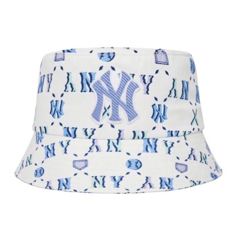 Topi MLB NY Yankees summer monogram bucket white original
