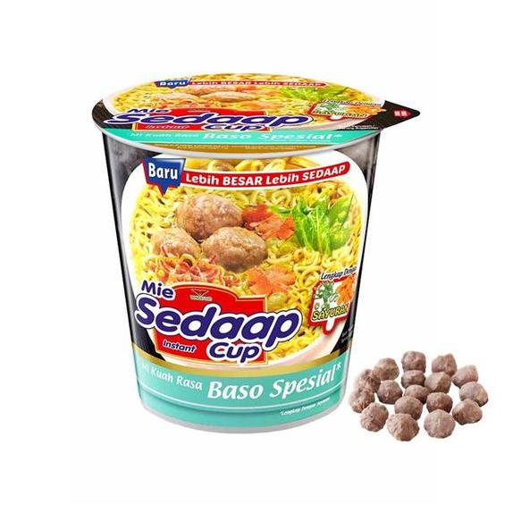 

Ł Mie Sedaap Instan Cup Bakso Spesial 77 gr ヱ