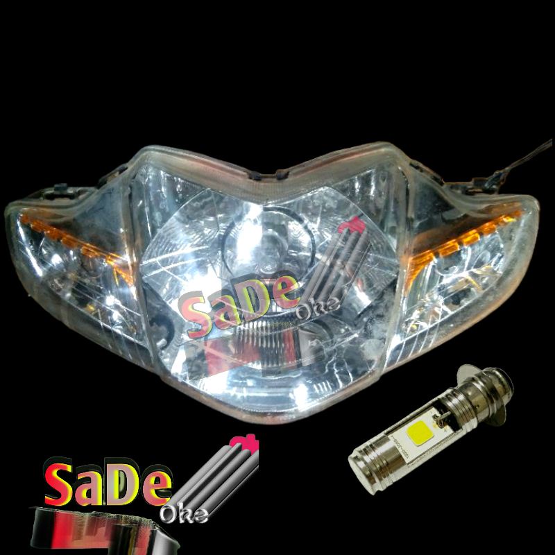 lampu depan reflektor reflector honda revo absolute BOHLAM LED