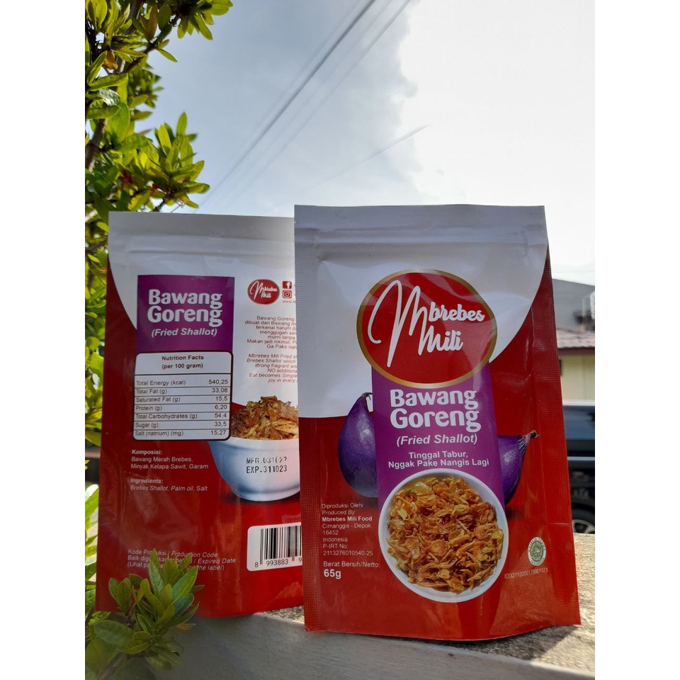 

Bawang Goreng ASLI MBREBES 65gram lezat