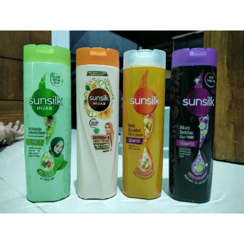 Sunsilk Shampo Shampoo Sunslik Hijab Refresh &amp; anti Dandruff 170 ml