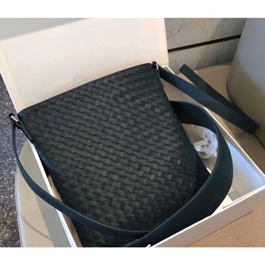 100% asli tas bahu kain tenun pria BV