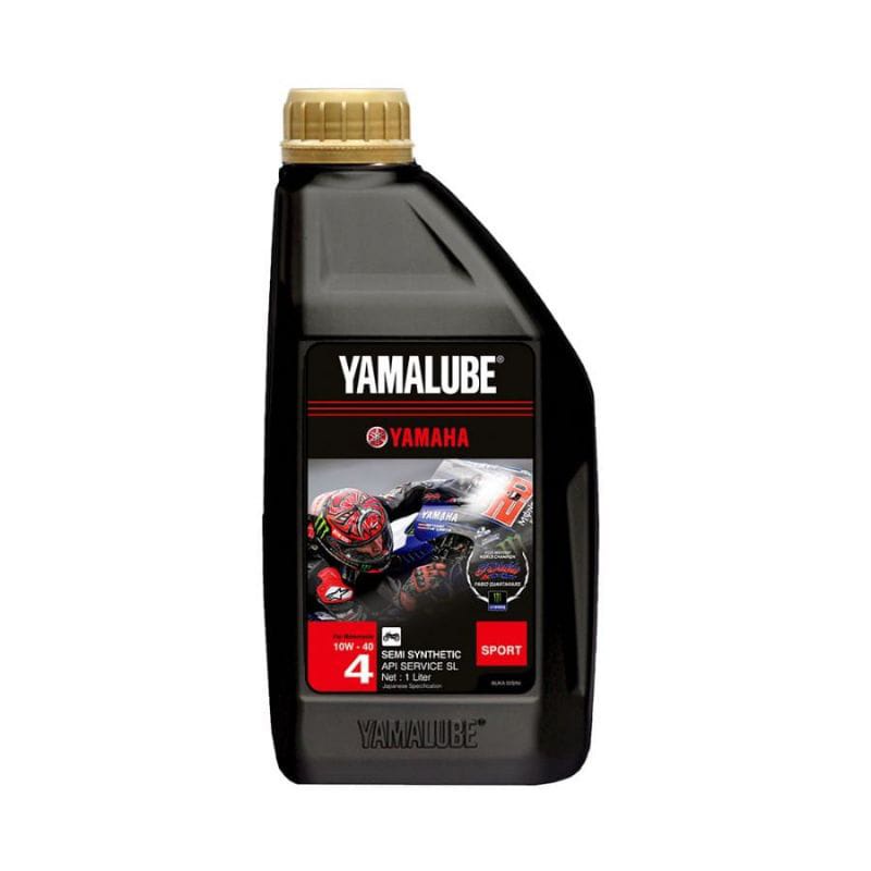 YAMALUBE SPORT 1 LITER SAE 10 W-40 API SL JASO MA (KEMASAN BARU)