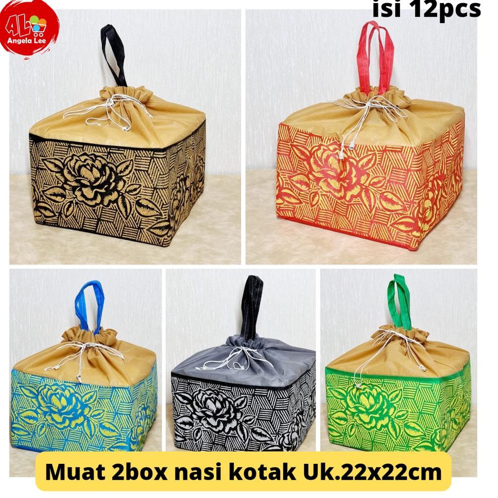

PENJUALAN TERBANYAK 12pcs Tas Kain Serut Motif Batik utk 2dus 22x22 Goodie Bag Hajatan syukuran spunbond besekan 3178 ㊡