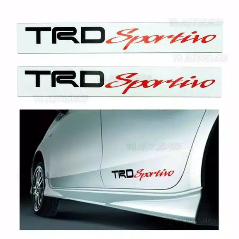 sticker stiker mobil TRD Sportivo stiker TRD Sportivo Toyota avanza agya calya keren