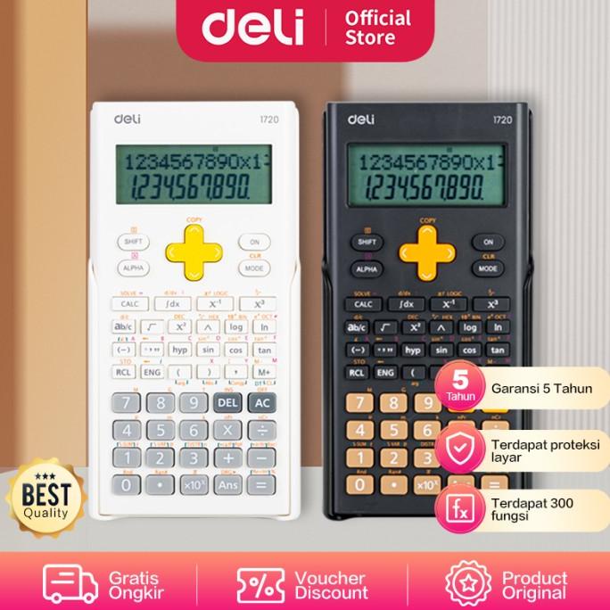 

Deli Scientific Calculator / Kalkulator Ilmiah 300 fungsi E1720