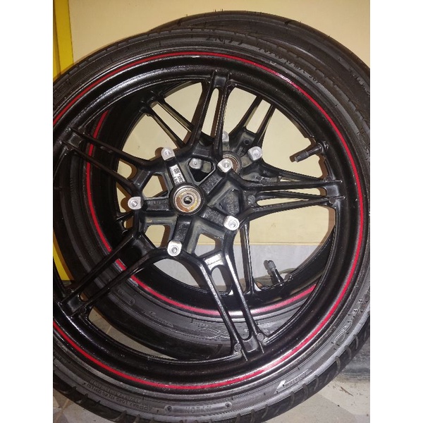 Velg standar Copotan MX King 150 depan belakang