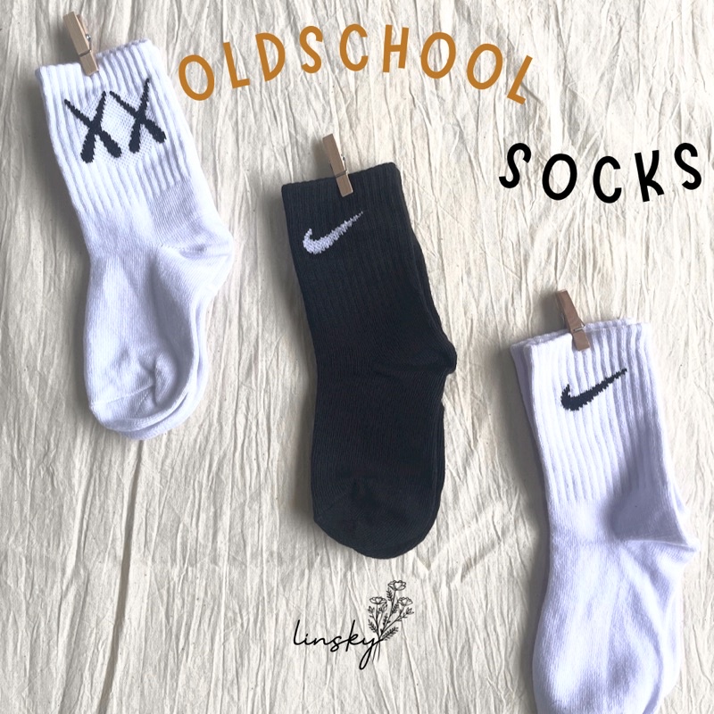 LINSKY BABY - Oldschool Socks Kaos Kaki Anak Motif Stripe Unisex 1-5th