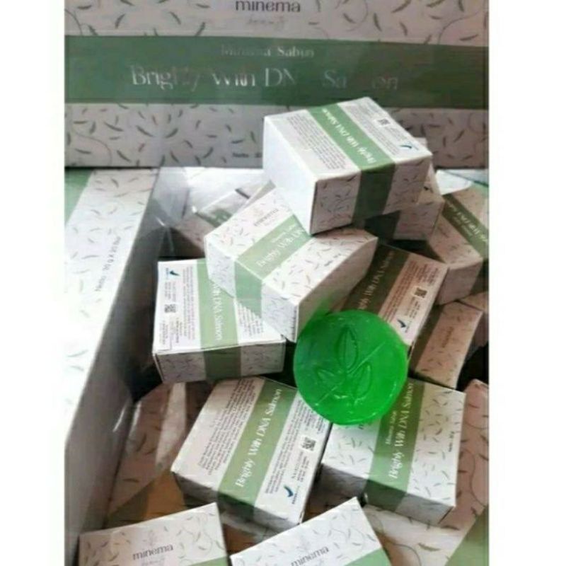 MINEMA BEAUTY SOAP/Sabun DNA SALMON/Sabun pencerah wajah/Sabun Penghilang Flek hitam