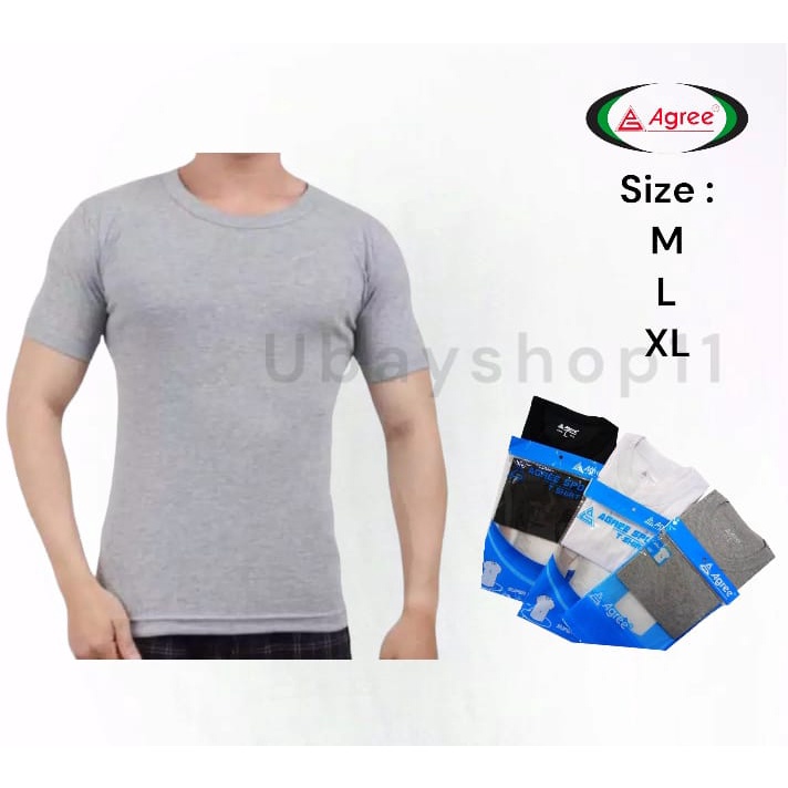 KAOS OBLONG PRIA AGREE SIMPLE MEN OUTWEAR CWOK LAKI-LAKI / PAKAIAN DALAM PRIA AGREE SPORT ORIGINAL