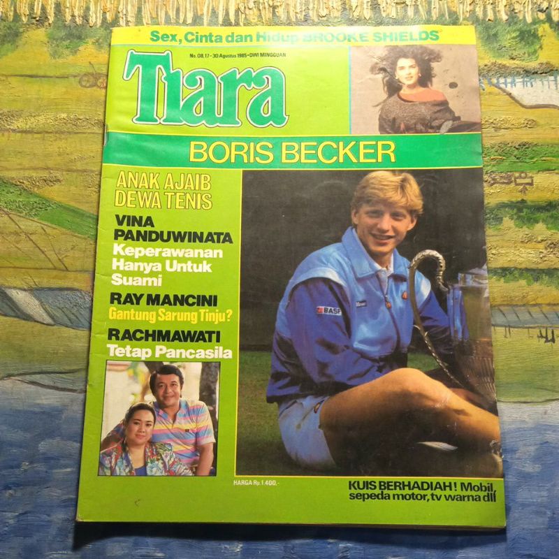 Majalah Tiara no.08, Boris Becker anak ajaib dewa tenis