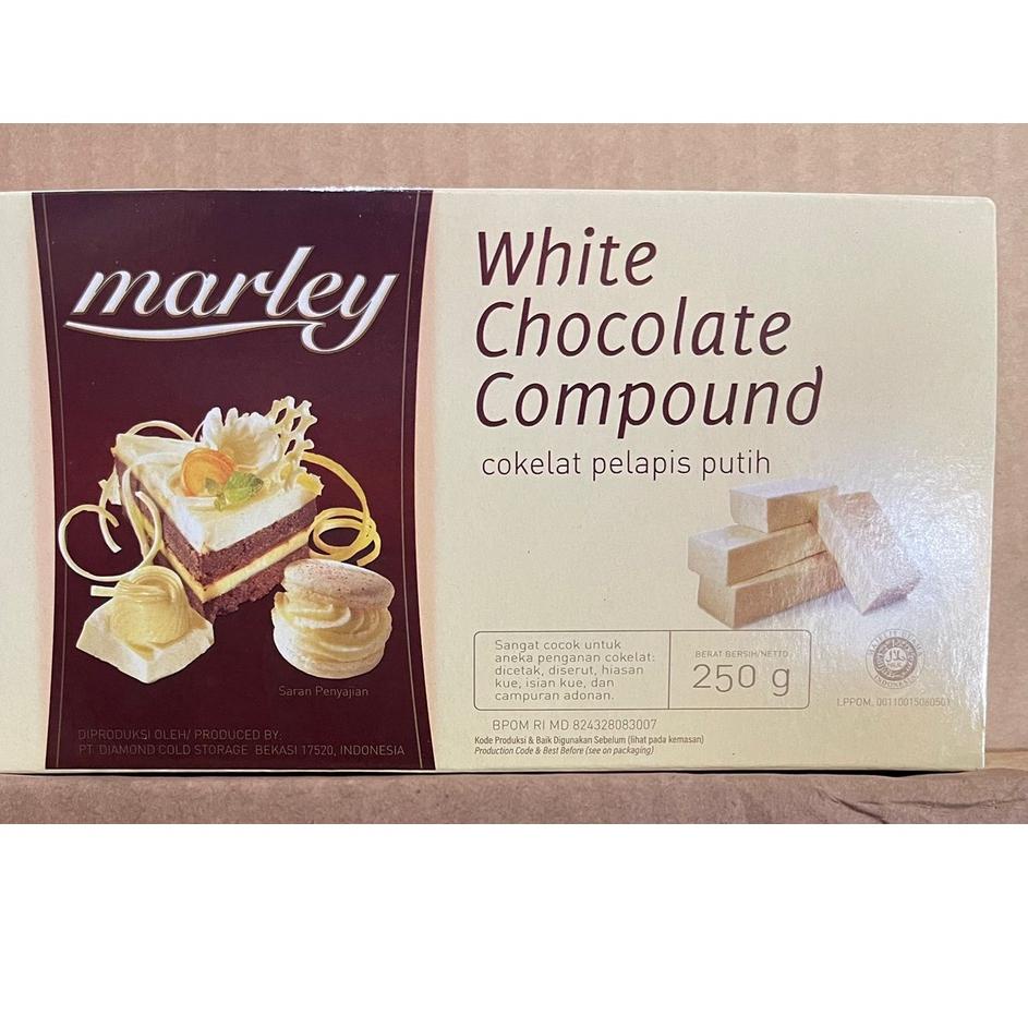 

⚡TOK SIAP 【COD Marley White Chocolate Compound - White 250gr