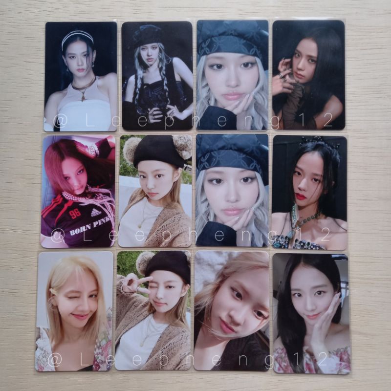 BLACKPINK Photocard Born Pink OFFICIAL