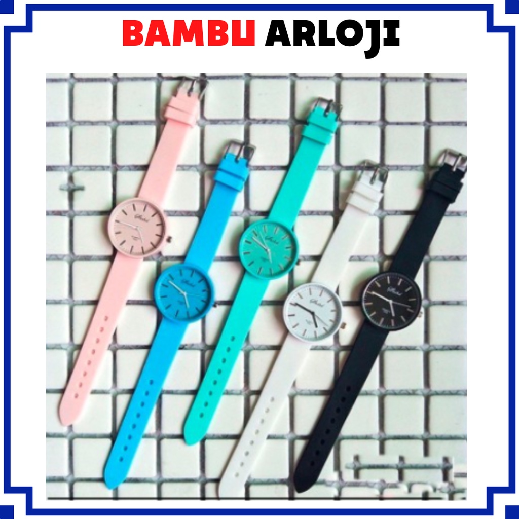 BAJ ✅JAM TANGAN WANITA PRIA COUPLE SHSHD ANALOG RUBBER QUARTZ VINTAGE GROSIR FASHION SH002